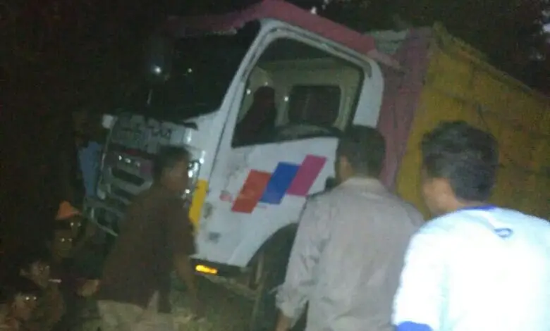 Jalan Licin, Truk di Cibinong Masuk Jurang