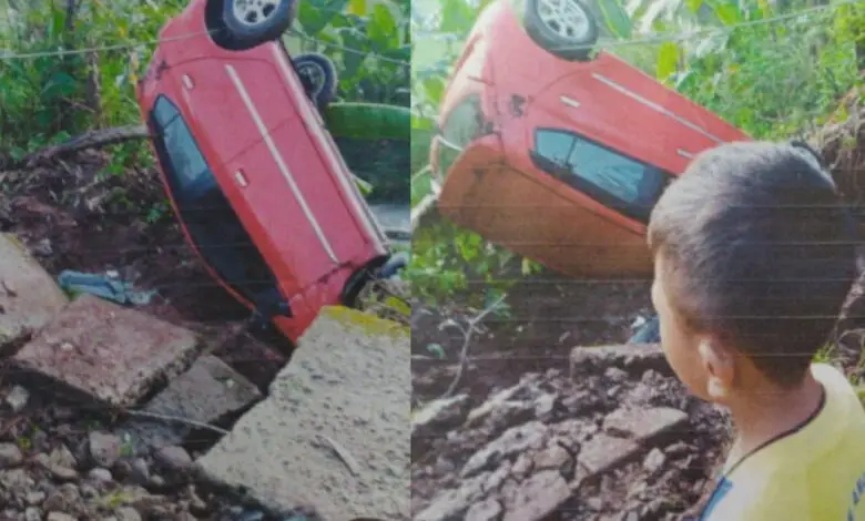 Jalan Sukaratu Longsor, Mobil di Bojongpicung Masuk Jurang