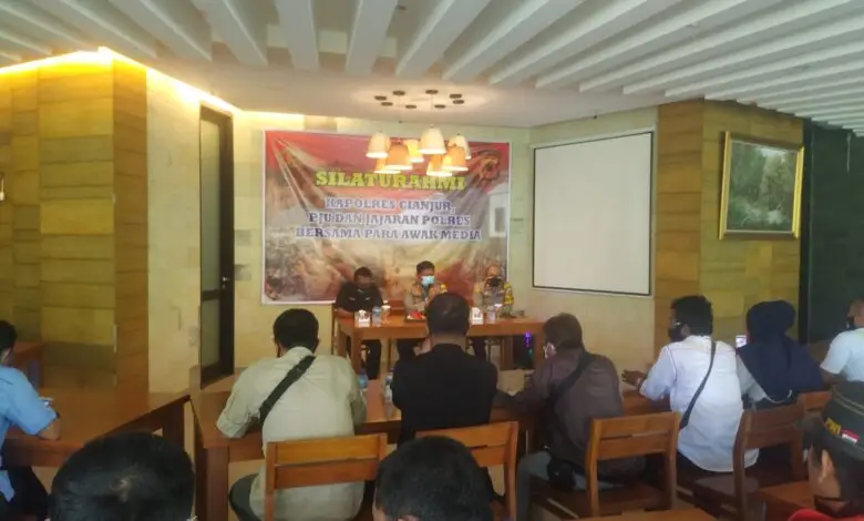 Jalin Sinergitas, Polres Cianjur Bersilaturahmi Dengan Awak Media