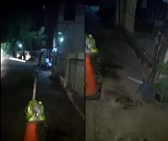 Kabel Listrik di Nagrak Putus Gegara Truk Molen Lewat