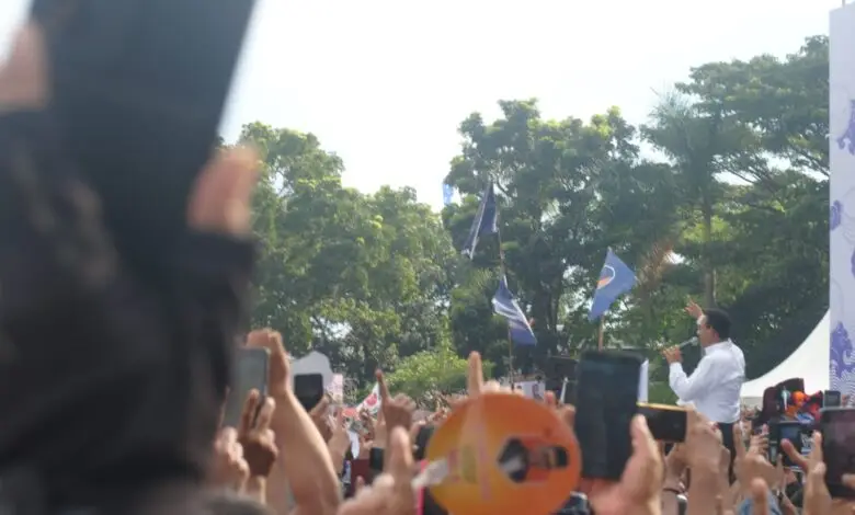 Kampanye Akbar Anies Baswedan di Cianjur Dibanjiri Massa