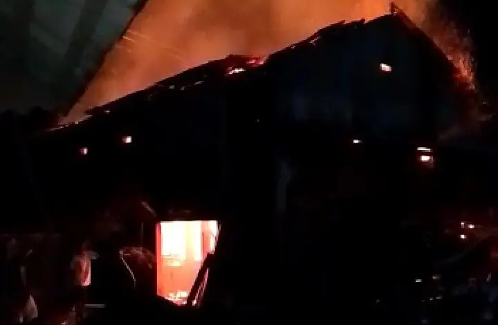 Kandang Sapi di Campaka Ludes Terbakar Akibat Tungku Api