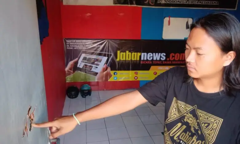 Kantor "Jabar News" di Cianjur Diserang, Satu Orang Luka
