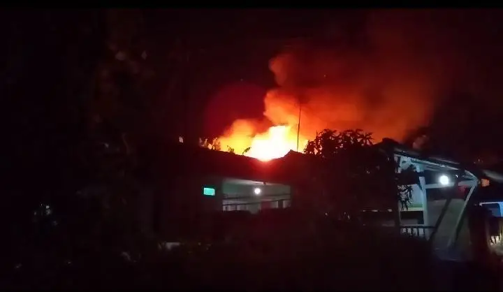 Kebakaran di Cikalongkulon, Sebuah Rumah Hangus Tak Tersisa