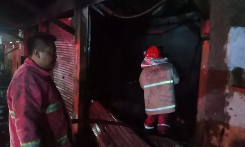 Kebakaran di Ciranjang, Dua Kios dan Empat Motor Ludes jadi Arang