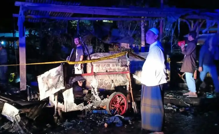 Kebakaran di Pamoyanan, Warung Nasi Dekat Mal Ludes Jadi Abu