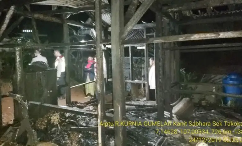 Kebakaran di Takokak, Seorang Nenek Tewas Terbakar