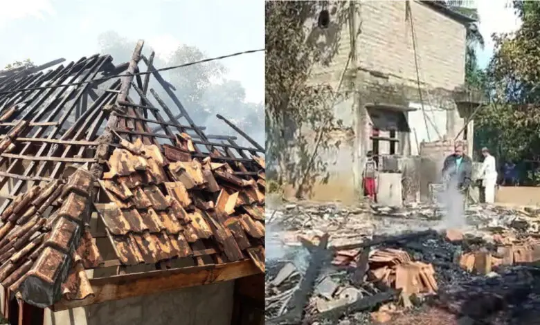 Kebakaran Hanguskan Empat Rumah di Cilaku, Diduga Akibat Arus Pendek