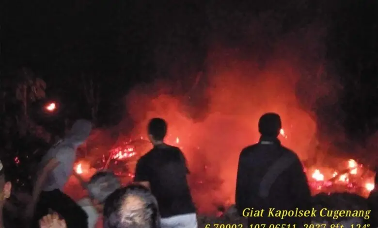 Kebakaran Kandang di Cugenang, Ribuan Ayam Mati