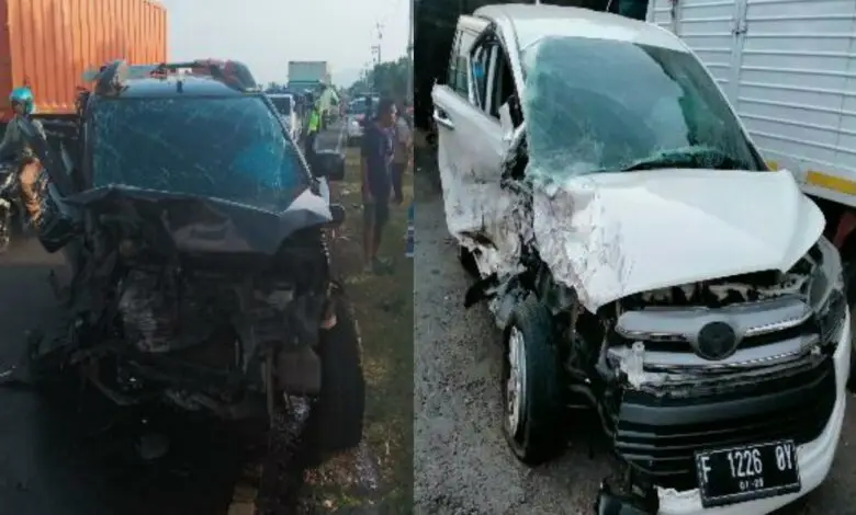 Kecelakaan di Jalan Lingkar Timur Cianjur Sebabkan Tujuh Orang Terluka