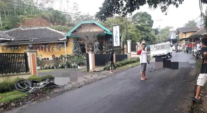 Kecelakaan di Sukanagara, Kades Sindangkerta Meninggal Dunia