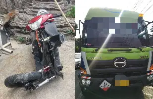 Kecelakaan di Warungkondang, Mio Ringsek Tabrak Tronton