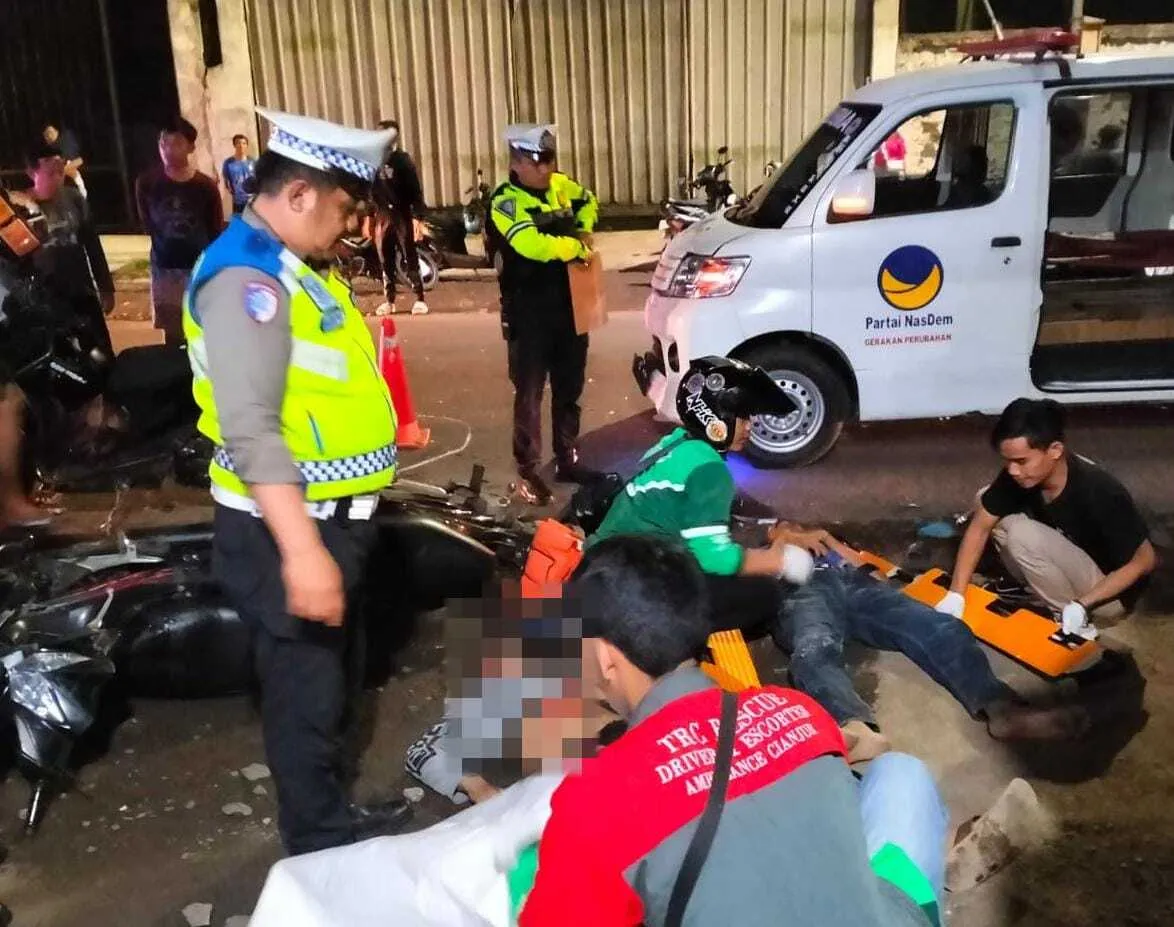 Kecelakaan Maut di Cilaku Cianjur, Satu Pemotor Tewas di Tempat