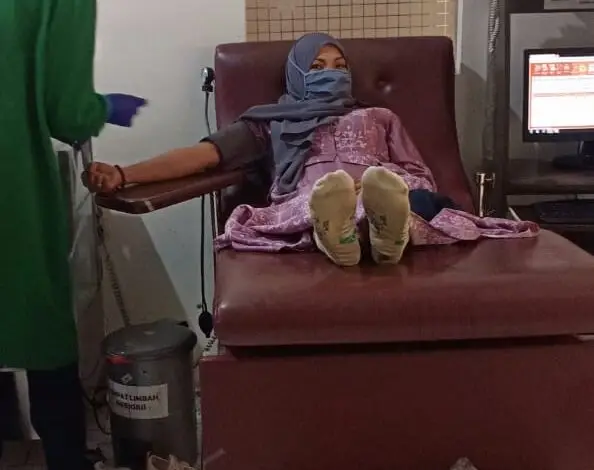 Kepedulian Sadulur Cipanas Donor Darah di Tengah Pandemi Corona