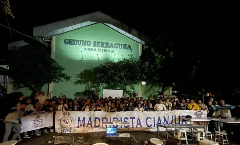 Keseruan Nobar Final Champions League 2022 Bersama PRMI Cianjur