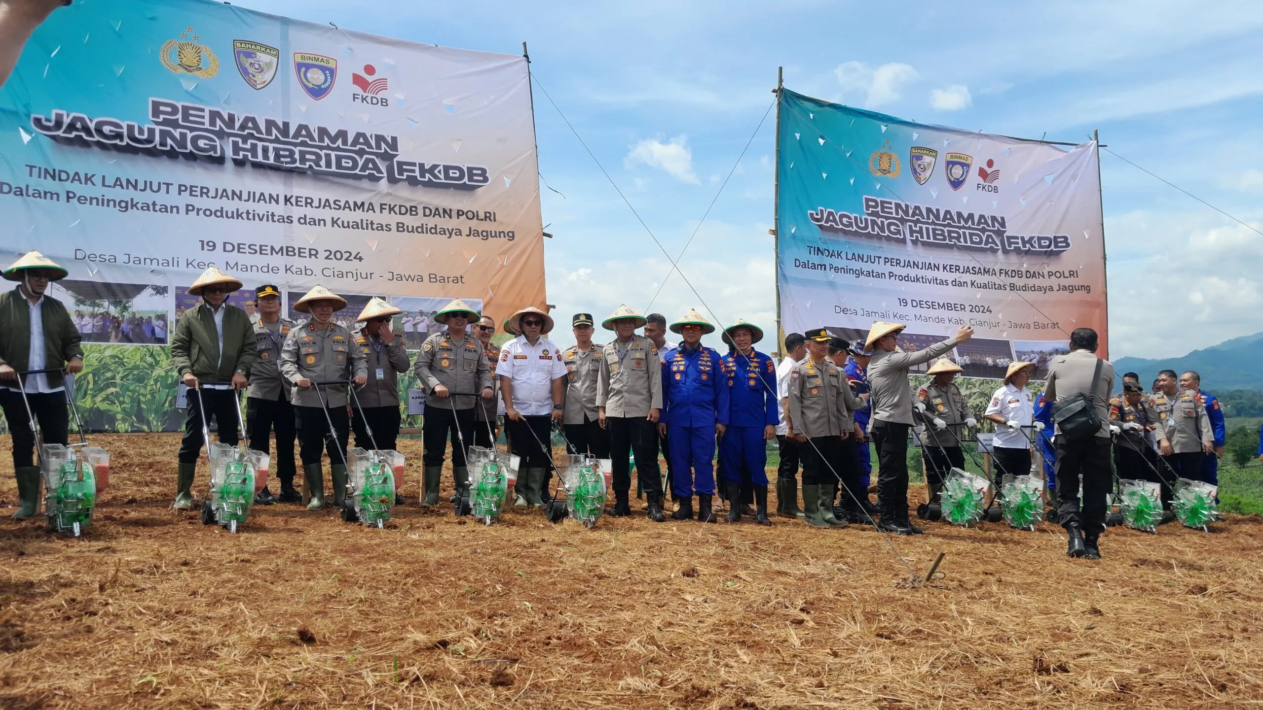 Kolaborasi Strategis Baharkam Polri dan FKDB Dorong Produktivitas Jagung Hibrida