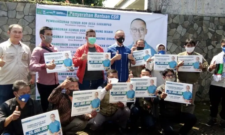 Komisi VII DPR RI Salurkan Bantuan Pembuatan Sumur Bor di Wilayah Cianjur Selatan