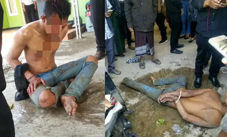Kronologis Penangkapan Maling Motor di Warungkondang yang Viral