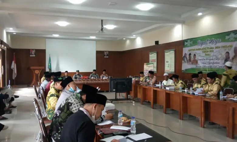 Kuatkan Organisasi, Ranting NU Desa Ciherang Pacet Gelar Raker
