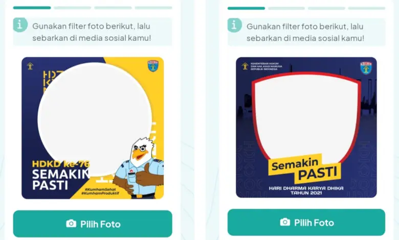 Kumpulan Bingkai Foto Hari Dharma Karya Dhika (HDKD) 2021