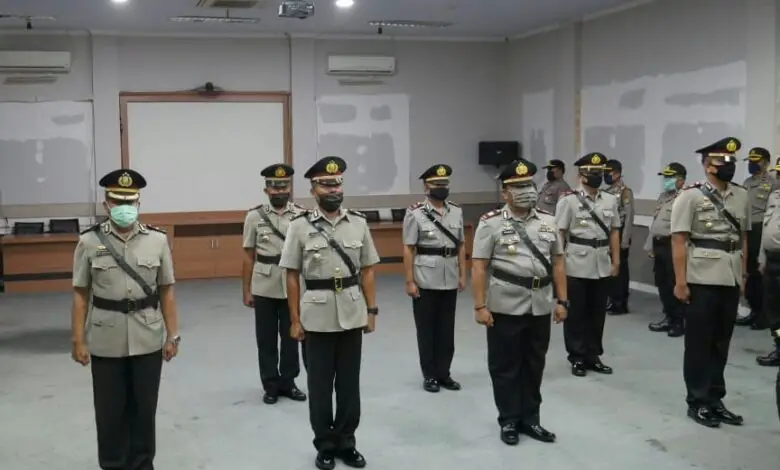 Lima Kapolsek di Cianjur Diganti, Sertijab Terapkan Physical Distancing