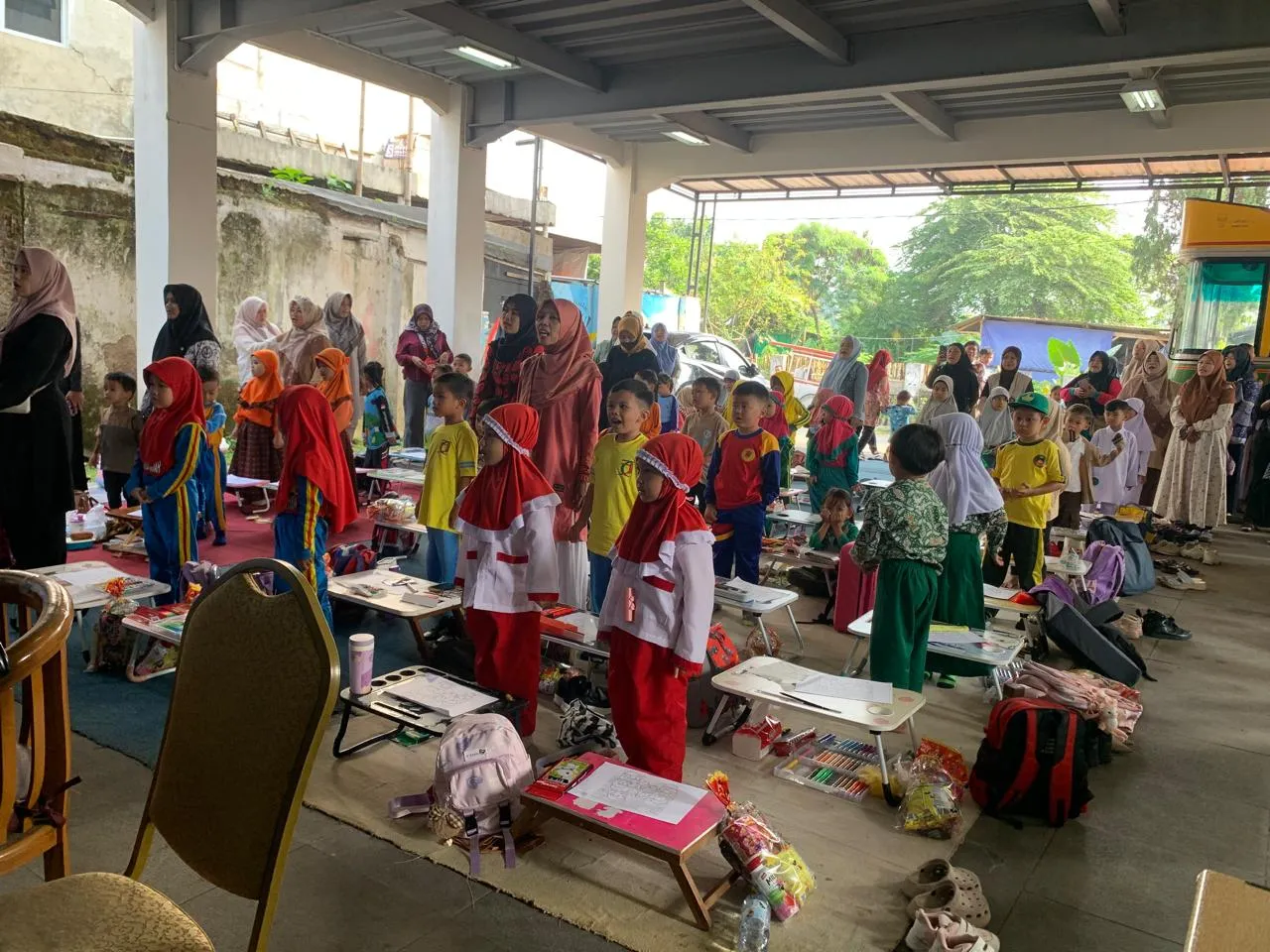 Lomba Mewarnai PAUD/TK Meriahkan Hari Kunjung Perpustakaan dan Bulan Gemar Membaca di Cianjur