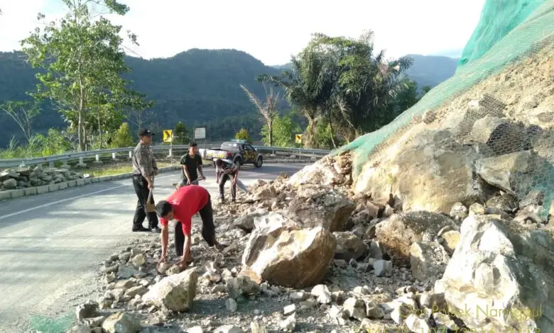 Longsor di Naringgul, Curah Hujan Jadi Penyebabnya