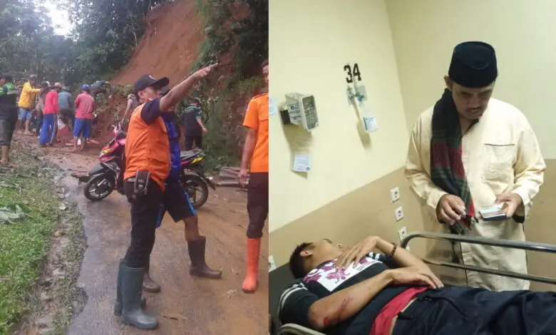 Longsor Timbun Jalan di Cianjur, Seorang Warga Luka-luka