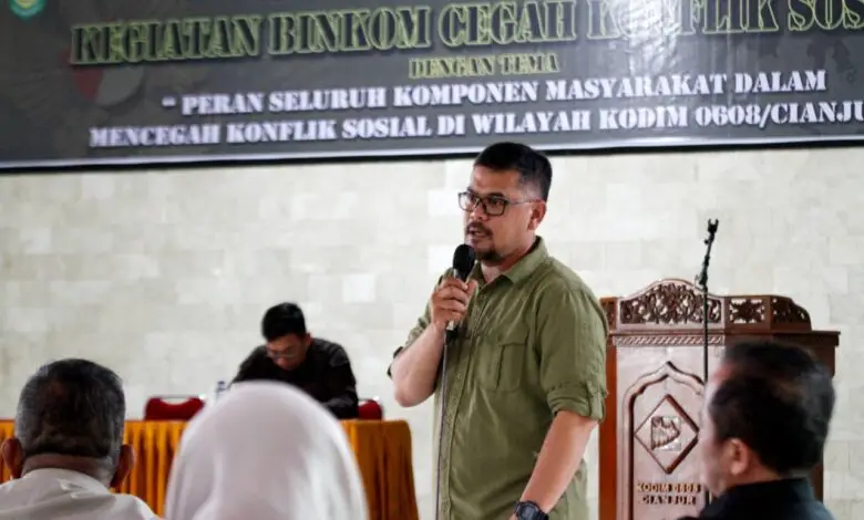 Mabes TNI Sosialisasi Soal Pencegahan Konflik di Cianjur