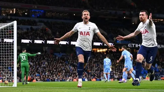 Man City vs Tottenham Hotspur, Harry Kane jadi Dewi Fortuna