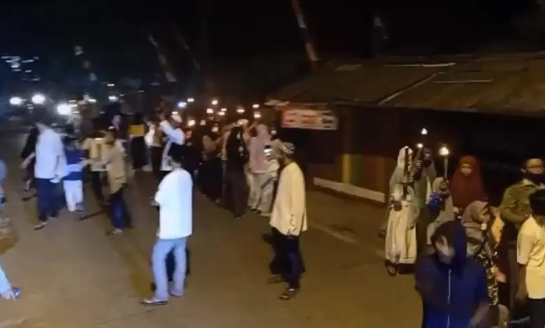 Masih PPKM, Pawai Obor 1 Muharam di Bojongpicung Dibubarkan
