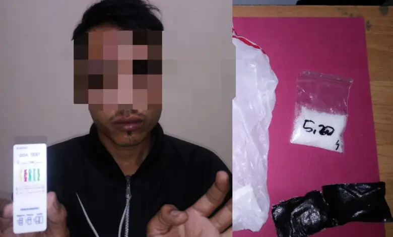Mencurigakan, Pemilik Sabu 4 Gram Ditangkap di Gang