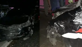 Mesin Mati di Perlintasan, Avanza Tertabrak KA Siliwangi di Ciranjang