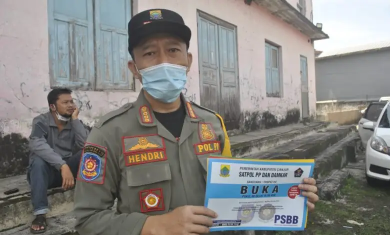 Minimarket atau Toko yang Langgar Jam PSBB Cianjur Hanya Ditegur