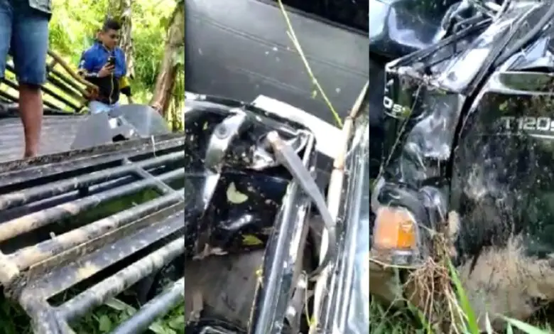 Mobil Bermuatan Ikan Masuk ke Jurang Sedalam 150 Meter di Pagelaran