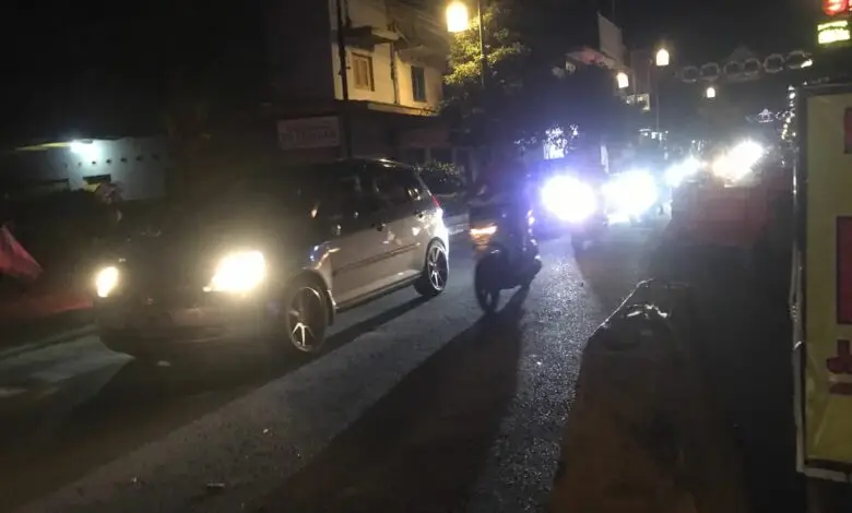 Motor Sport Tabrak Beat di Jalan Mangunsarkoro Cianjur