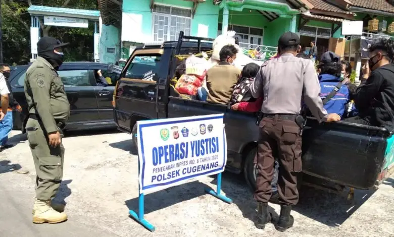 Operasi Yustisi Digelar hingga Pedesaan di Cugenang