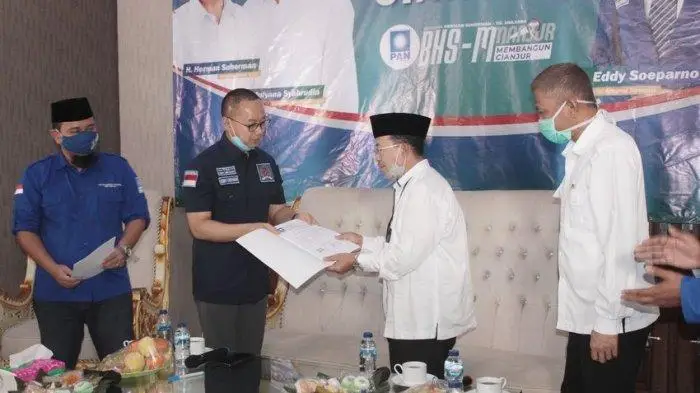 PAN Resmi Dukung Herman - TB Mulyana di Pilkada Cianjur 2020