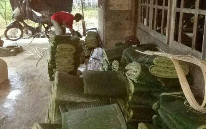 Pandemi Corona Bikin Petani Daun Pisang di Cihea Merana