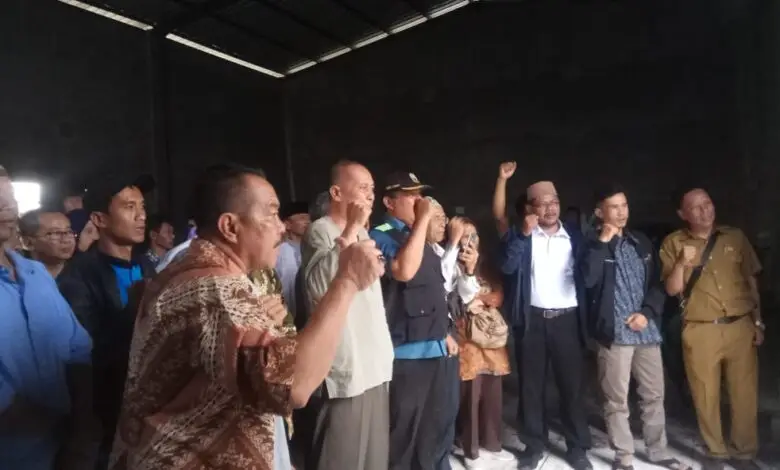 Panitia Pilkades Cipetir Dilantik, Kapolsek Titip Netralitas