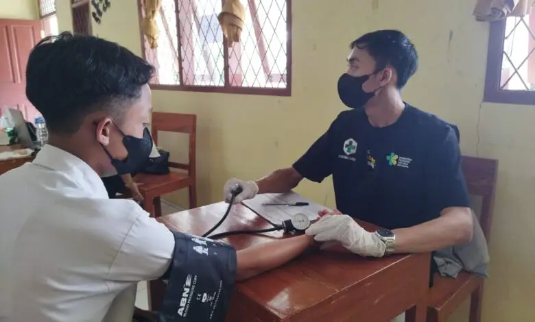 Para Siswa SMK Al-Ma'Shum Cianjur Antusias Ikut Vaksinasi Covid-19