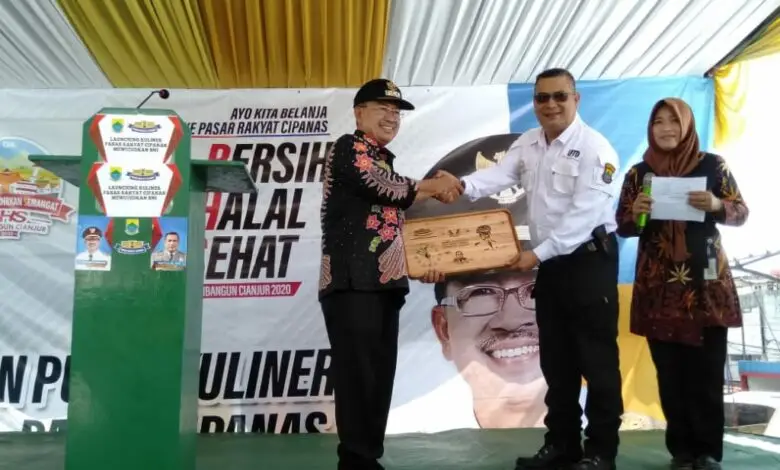 Pasar Cipanas Kini Punya Pusat Kuliner Bersih dan Halal