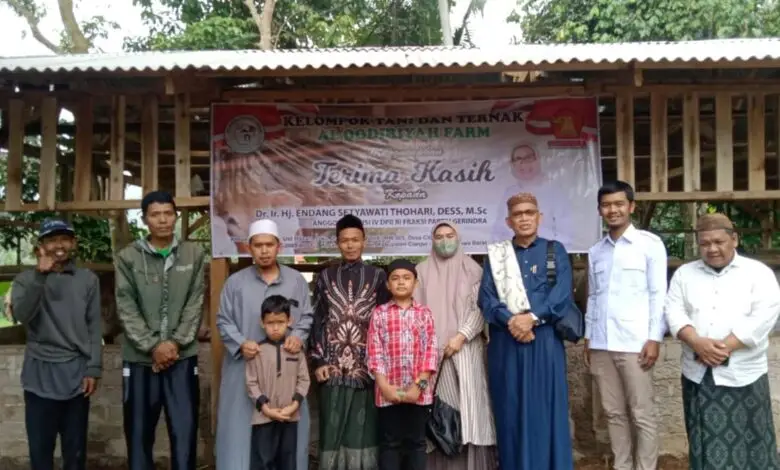 Pastikan Aspirasi ke Poktan Berjalan Baik, Hj Endang Monitoring ke Desa Cibaregbeg Cibeber