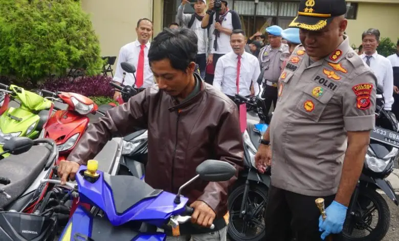Pelaku Curanmor di Cianjur Ditangkap, Pemilik Bisa Ambil Motornya