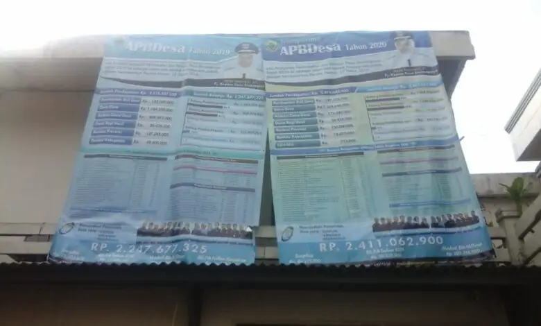 Pemdes Sindanglaya Pajang Informasi Penggunaan Dana Desa