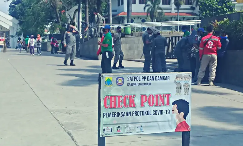 Pemeriksaan Protokol Kesehatan di Cianjur Terus Dilakukan