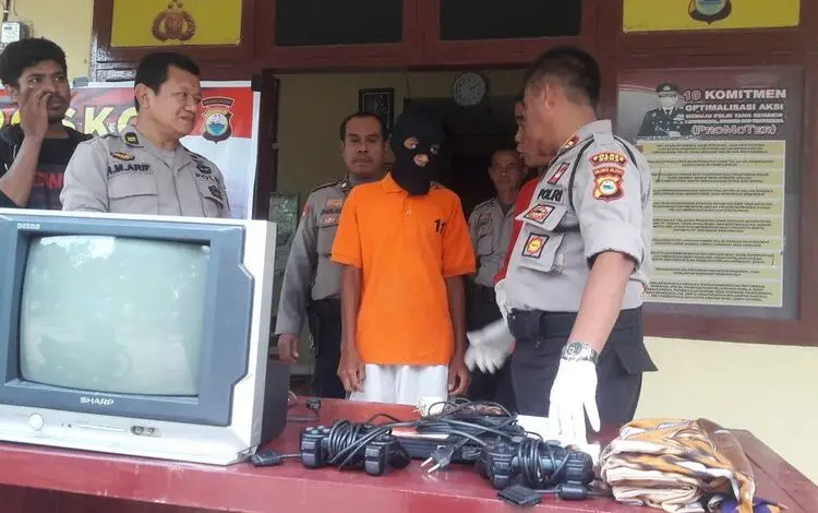 Pemuda Ini Nekat Mencuri di Rumah Anggota TNI, Begini Deh Jadinya