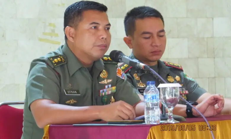 Perangi Narkoba, Tim SPAMAD Sambangi Kodim 0608 Cianjur