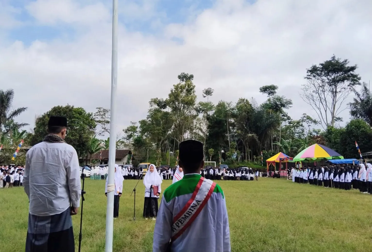 Peringati HSN 2025 di Pasirkuda, Santri Tunjukkan Disiplin dan Kekompakan