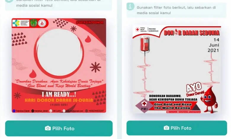Pilih Bingkai Foto Hari Donor Darah Sedunia 2021 Terbaik di Twibbon
